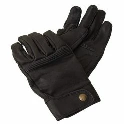 Summer Belstaff Montgomery Leather Gloves - Black