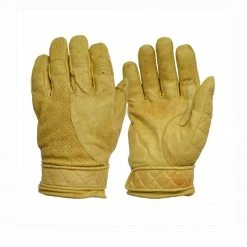 GOLDTOP - Short Bobber Gloves - Waxed Tan