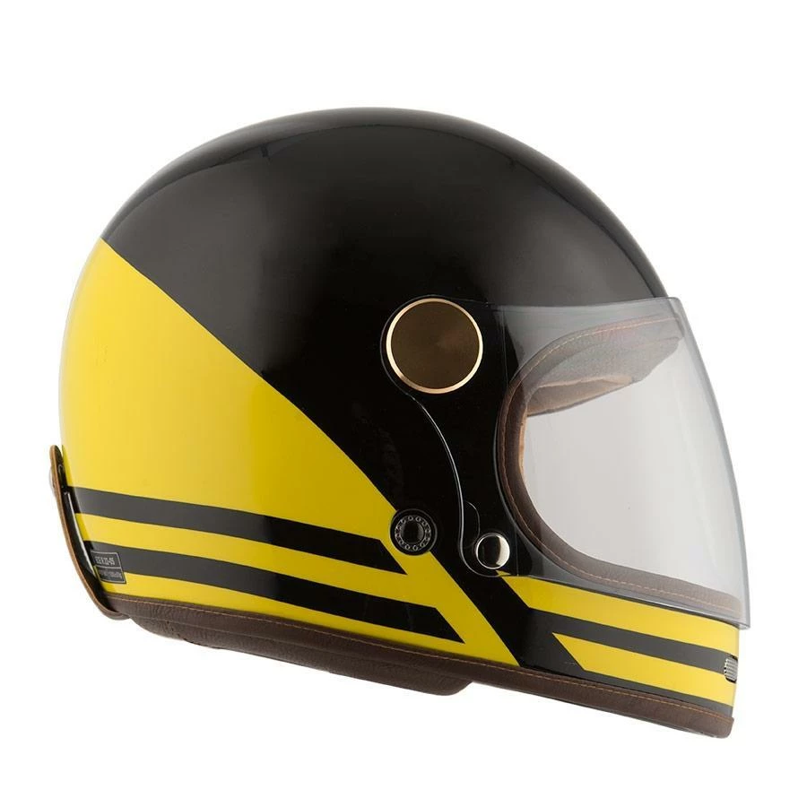 By City Roadster Black Yellow Full Face Helmet 3 By City Roadster Black Yellow Full Face Helmet
