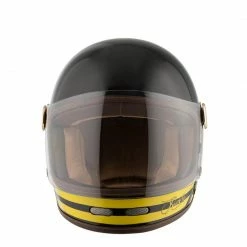 By City Roadster Black Yellow Full Face Helmet