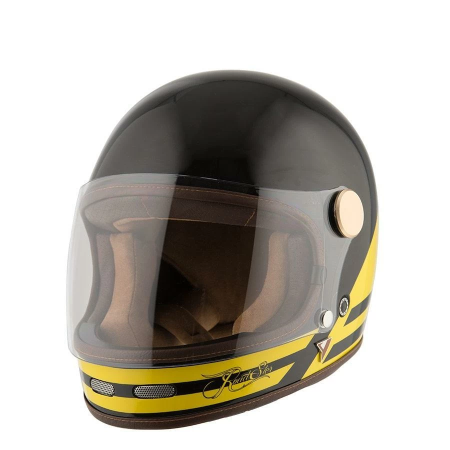By City Roadster Black Yellow Full Face Helmet 7 By City Roadster Black Yellow Full Face Helmet