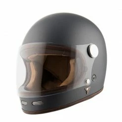 Helmets By City Roadster Matte Grey Full Face Helmet