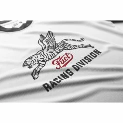 FUEL MOTORCYCLES FUEL - Racing Division Jersey - White Long Sleeve T's
