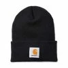 Carhartt Rib Knit Beanie - Black Beanies
