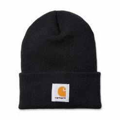 Carhartt Rib Knit Beanie - Black Beanies