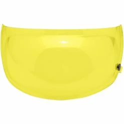 Biltwell Inc Biltwell Gringo S Bubble Visor - Yellow - Anti Fog Visors