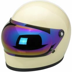 Biltwell Inc Visors Biltwell Gringo S Bubble Visor - Rainbow Mirror - Anti Fog