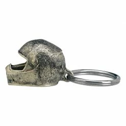 Biltwell Inc Biltwell Key Ring - Lane Splitter Helmet - White Brass