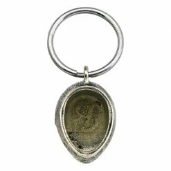 Biltwell Inc Biltwell Key Ring - Lane Splitter Helmet - White Brass