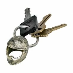 Biltwell Inc Biltwell Key Ring - Lane Splitter Helmet - White Brass