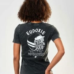 Eudoxie Bonnie Black Tee