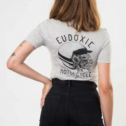 Eudoxie Ladies Bonnie Grey Tee