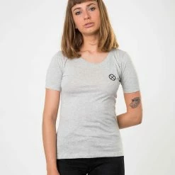 Eudoxie Ladies Bonnie Grey Tee