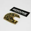 Eudoxie Badges & Pins Helmet Black