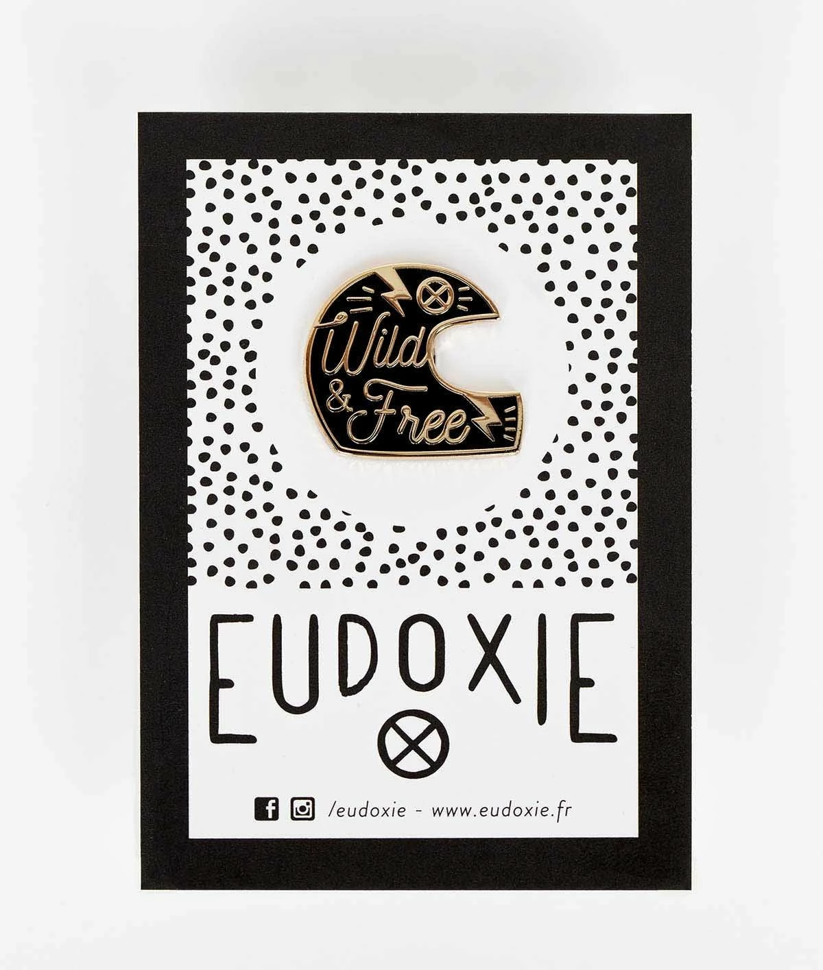 Eudoxie Badges & Pins Helmet Black Pin Badge 1 Eudoxie Badges & Pins Helmet Black Pin Badge