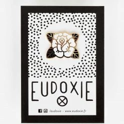 Eudoxie Rose Pin Badge