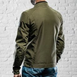 Holy Freedom - Ever Military Motorcycle Jacket - Military Green