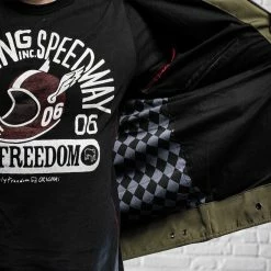 Holy Freedom - Ever Military Motorcycle Jacket - Military Green