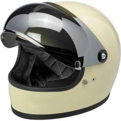 Biltwell Inc Visors Biltwell Gringo S Gen 2 Bubble Visor - Chrome Mirror - Anti Fog