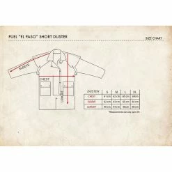 Fuel Motorcycles Fuel El Paso Duster Jacket Short Rain Wear