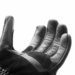 FUEL MOTORCYCLES Fuel Rodeo Gloves - Black Leather