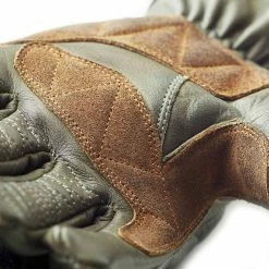 FUEL MOTORCYCLES Fuel Rodeo Gloves - Olive Leather