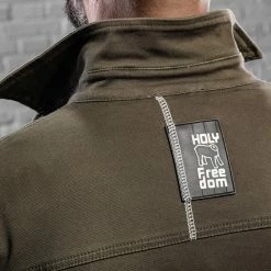Holy Freedom - Lieutenant Motorcycle Shirt/Jacket Military Green