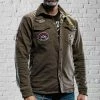 Holy Freedom - Lieutenant Motorcycle Shirt/Jacket Military Green