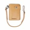 Helstons MOON Leather Wallet With Lanyard - Natural
