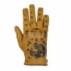 Helstons PANTHER Ladies Leather Motorcycle Glove - Gold
