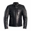 Helstons ROAD Leather Motorcycle Jacket - Black