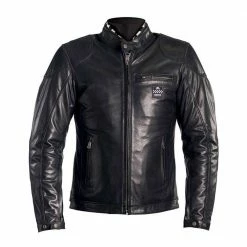 Helstons ROAD Leather Motorcycle Jacket - Black