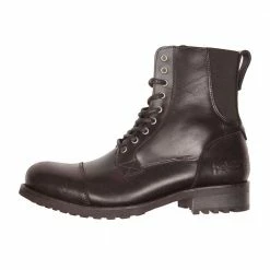 Footwear Helstons STEVE Leather Motorcycle Boot - Black