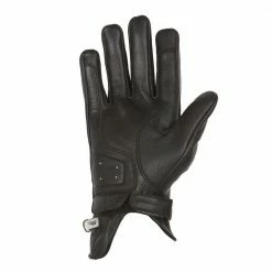 Helstons SWALLOW Ladies Leather Summer Motorcycle Glove - Black