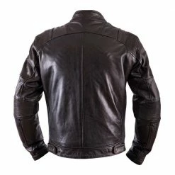 Helstons TRUST Leather Motorcycle Jacket - Brown Jackets