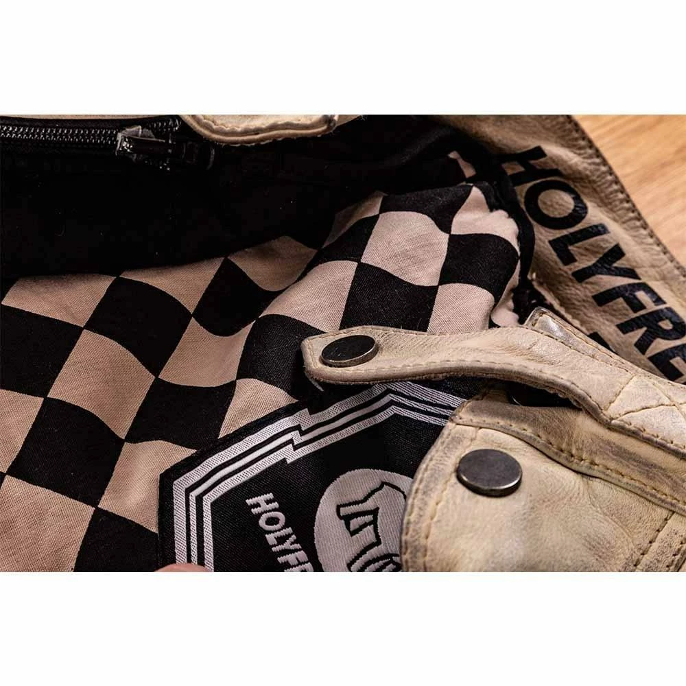 Jackets Holy Freedom Quattro White Men's Leather Jacket 5 Jackets Holy Freedom Quattro White Men's Leather Jacket