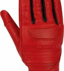 Segura Lady Horson Red Leather Motorcycle Glove Ladies