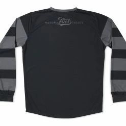 FUEL MOTORCYCLES FUEL - "Grey Strips" Enduro Jersey Long Sleeve T's
