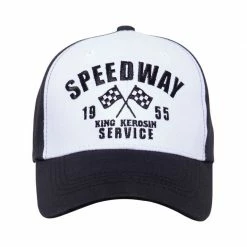 King Kerosin Speedway Trucker Cap - Black/White Caps