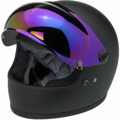 Biltwell Inc Visors Biltwell Gringo S Bubble Visor - Rainbow Mirror - Anti Fog