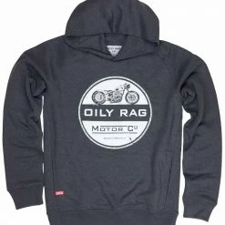 Oily Rag Clothing Unisex Motor Co Black Label Hoodie