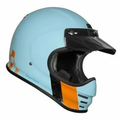 Origine Virgo MC Motorcycle Helmet - Danny Light Blue Full Face
