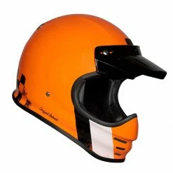 Full Face Origine Virgo MC Motorcycle Helmet - Danny Orange