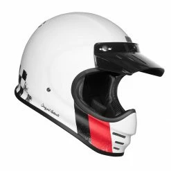 Origine Virgo MC Motorcycle Helmet - Danny Matt White