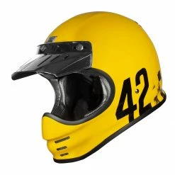 Full Face Origine Virgo MC Motorcycle Helmet - Danny Yellow