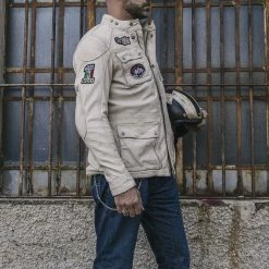 Jackets Holy Freedom Quattro White Men's Leather Jacket 19 Jackets Holy Freedom Quattro White Men's Leather Jacket