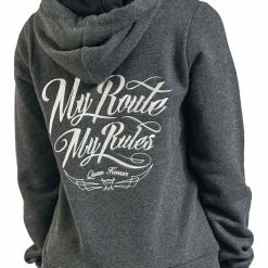 Queen Kerosine Queen Kerosin - Marle Black Hoodies