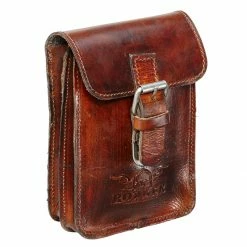 Rokker Vintage Collection Rokker Belt Bag Small Dark Brown Leather