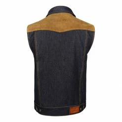 Rokker Vintage Collection Rokker Mixed Vest - Denim Summer Jackets