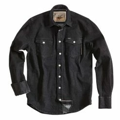 Rokker Vintage Collection Rokker Vintage Rokker - Maine Long Sleeve Shirt - Black